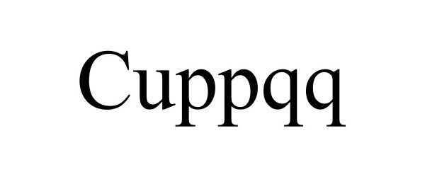 Trademark Logo CUPPQQ