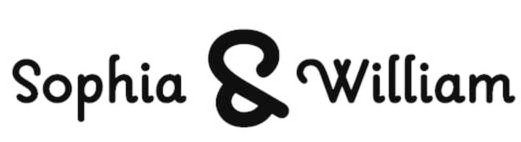 Trademark Logo SOPHIA & WILLIAM
