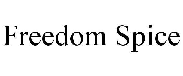 Trademark Logo FREEDOM SPICE