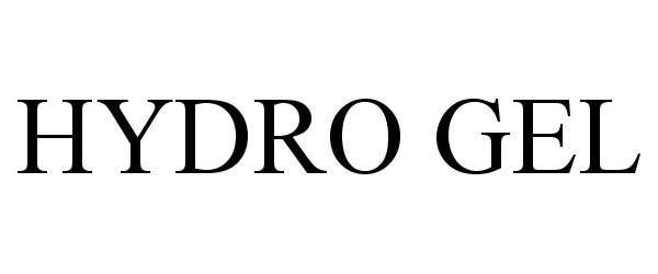 Trademark Logo HYDRO GEL
