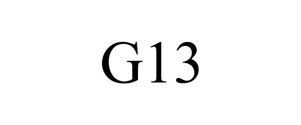 Trademark Logo G13