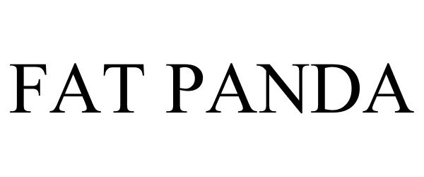 Trademark Logo FAT PANDA