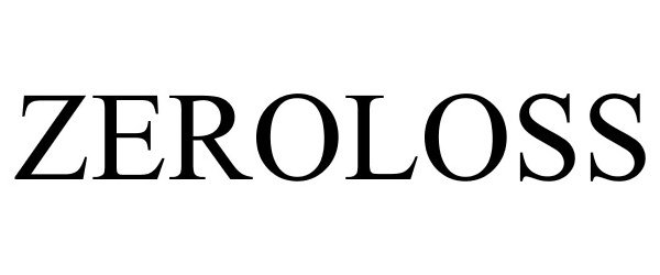 Trademark Logo ZEROLOSS