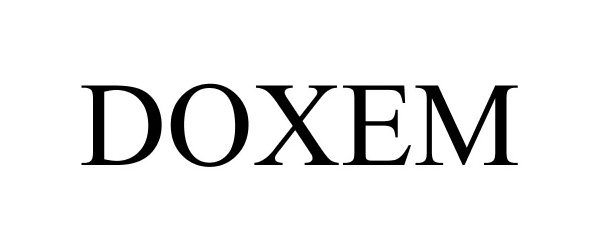 Trademark Logo DOXEM