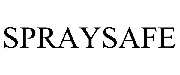 Trademark Logo SPRAYSAFE