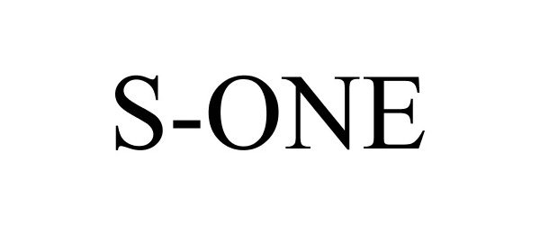 Trademark Logo S-ONE