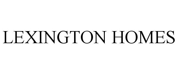  LEXINGTON HOMES