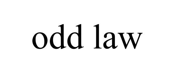 Trademark Logo ODD LAW