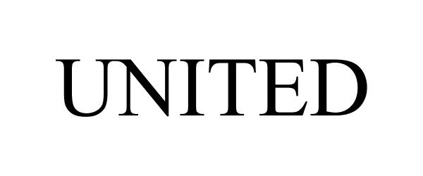 Trademark Logo UNITED