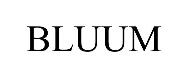 Trademark Logo BLUUM