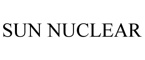 Trademark Logo SUN NUCLEAR