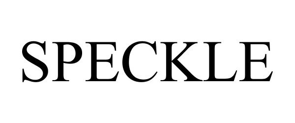 Trademark Logo SPECKLE