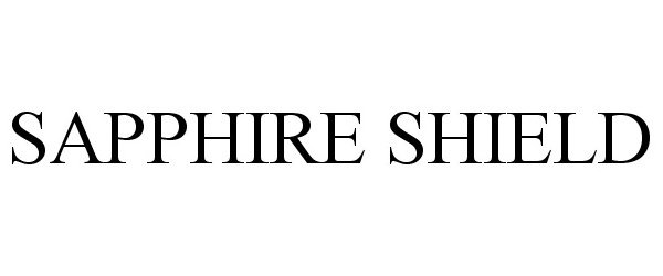 Trademark Logo SAPPHIRE SHIELD