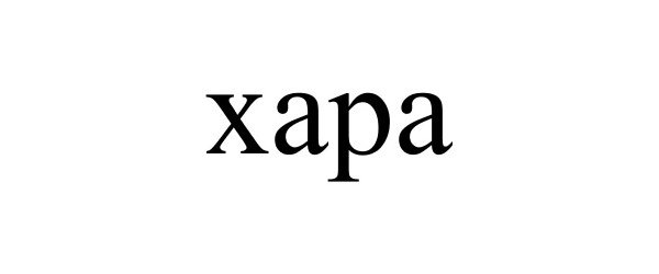 Trademark Logo XAPA