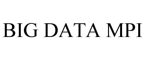 Trademark Logo BIG DATA MPI