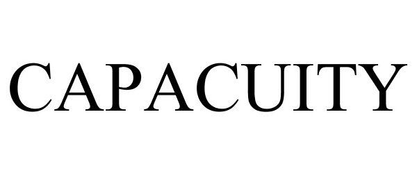 Trademark Logo CAPACUITY