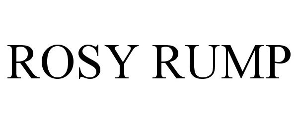  ROSY RUMP