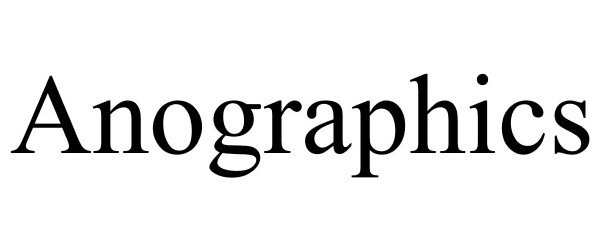 Trademark Logo ANOGRAPHICS