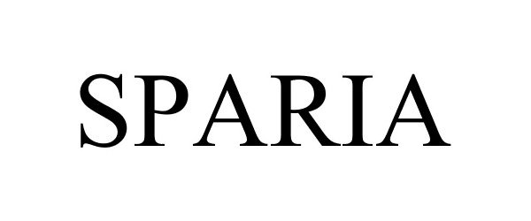 Trademark Logo SPARIA