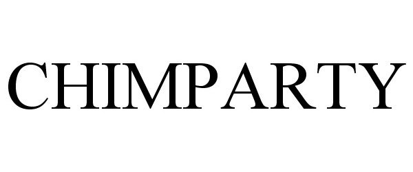 Trademark Logo CHIMPARTY