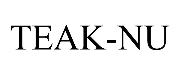 Trademark Logo TEAK-NU