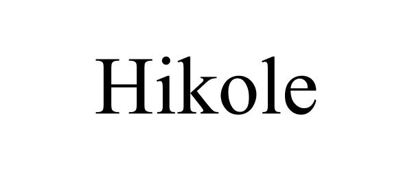 Trademark Logo HIKOLE