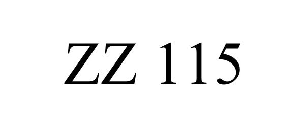 Trademark Logo ZZ 115