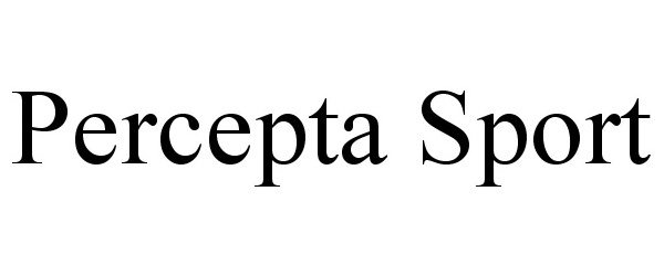 Trademark Logo PERCEPTA SPORT