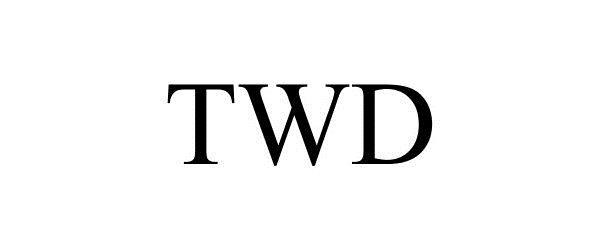 Trademark Logo TWD