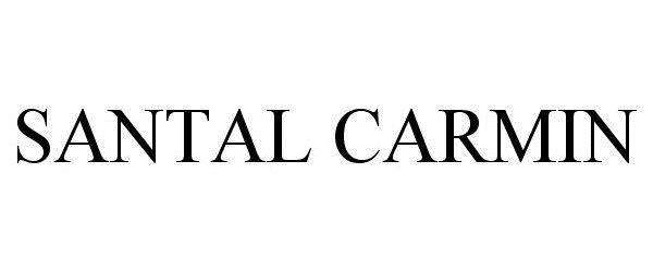 Trademark Logo SANTAL CARMIN