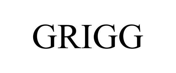 Trademark Logo GRIGG
