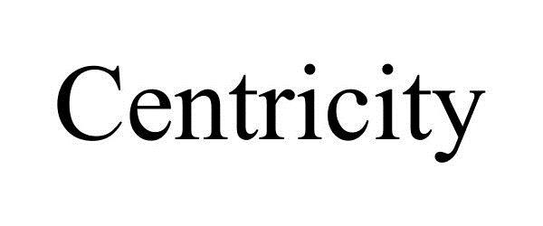Trademark Logo CENTRICITY