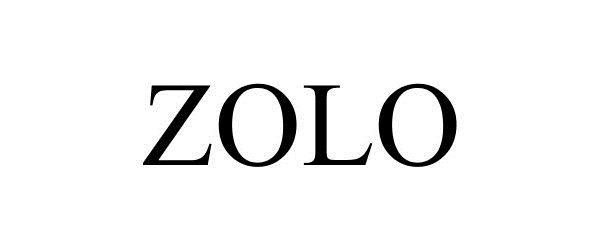 Trademark Logo ZOLO