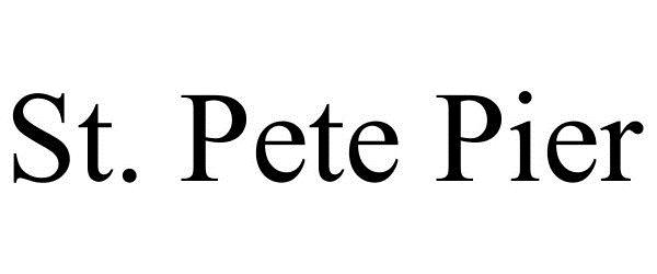 Trademark Logo ST. PETE PIER