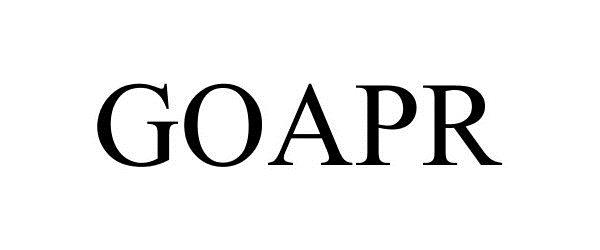 Trademark Logo GOAPR
