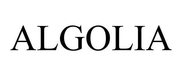 Trademark Logo ALGOLIA