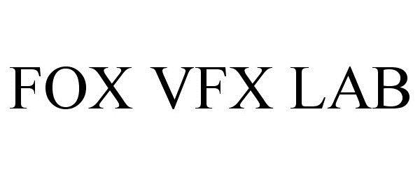 Trademark Logo FOX VFX LAB