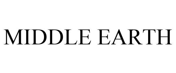Trademark Logo MIDDLE-EARTH