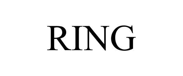Trademark Logo RING