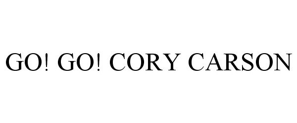 GO! GO! CORY CARSON