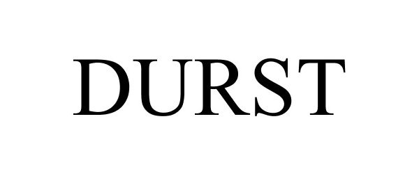 Trademark Logo DURST