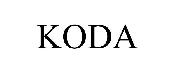 Trademark Logo KODA