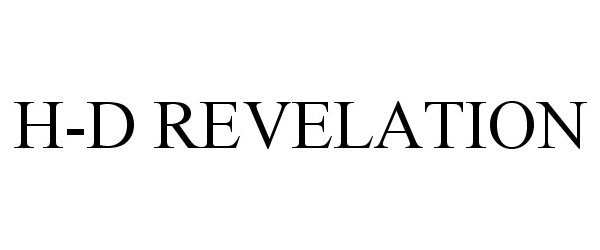 Trademark Logo H-D REVELATION