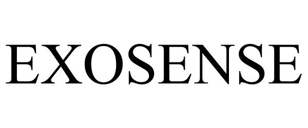 Trademark Logo EXOSENSE