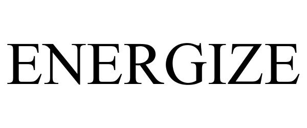 Trademark Logo ENERGIZE