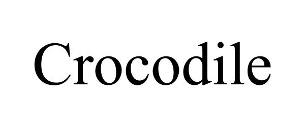 Trademark Logo CROCODILE