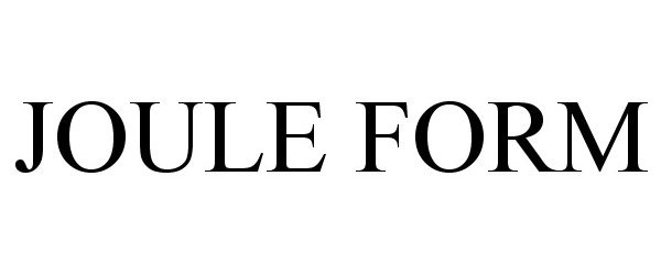 Trademark Logo JOULE FORM