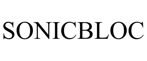 Trademark Logo SONICBLOC