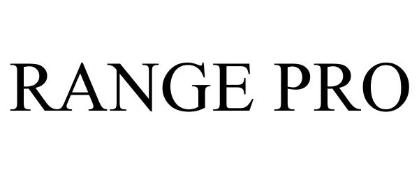 Trademark Logo RANGE PRO