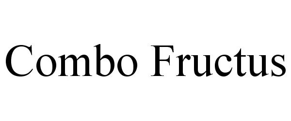 Trademark Logo COMBO FRUCTUS